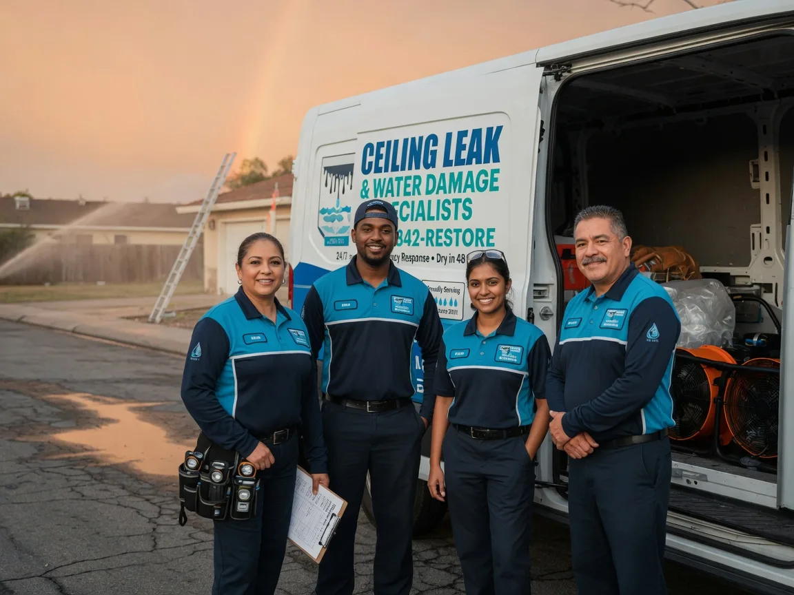 Ceiling Leak Cleanup company in Larsen, WI
